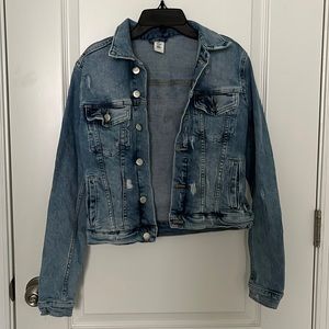 &denim light blue denim jean jacket